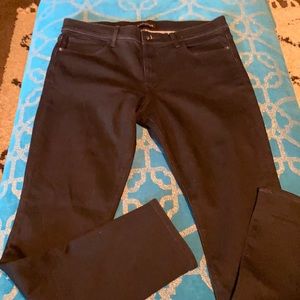 Nice like new black jeggings more Jean to me